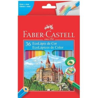 Imagem de Eco Lápis de Cor 36 Cores Faber-Castell Ref. 120136G Eco Lapis de Cor 