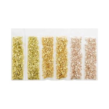 Imagem de Resina Epóxi UV Cristal Para Preenchimentos, Pedras De Vidro Quebradas