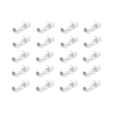 Imagem de Clipes Organizadores De Cabos Em Lote, 20-40 Peças, Gerenciador De Fio