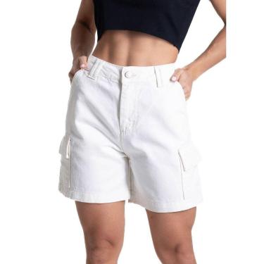 Imagem de Shorts Sarja Sawary - 281975 - Off white 36-Feminino
