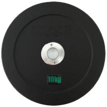 Imagem de Anilha Olímpica Bumper Crossfit Borracha 10 Kg Ahead Preta