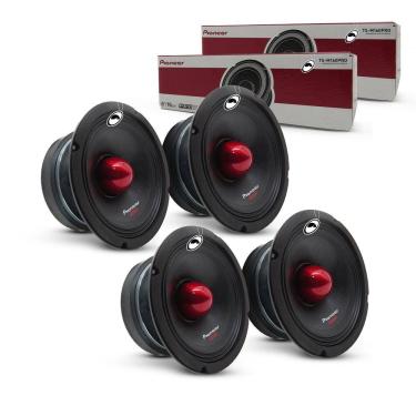Imagem de Kit 2 Pares Alto Falante Mid Range 6" TS-M160 Profissional 2000W RMS 4 Ohms