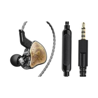 Imagem de Fones De Ouvido HiFi 3D Estéreo Com Fio QKZ Hi7T, Earbuds Intra-auricu