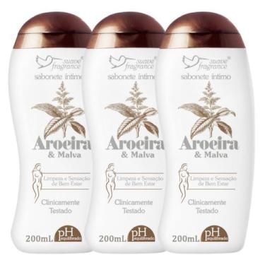 Imagem de Kit 3 Sabonete Íntimo Aroeira e Malva Suave Fragrance