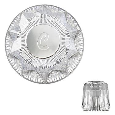 Imagem de LASCO HC-87 7/8" de altura tipo B com alça grande para torneira fria estilo Lucite para banheiras e chuveiros para Harcraft