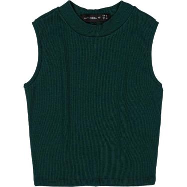 Imagem de Blusa Feminina MC Canelada Verde Forte Authoria Inverno 2022 PP ao G