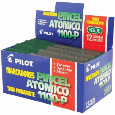 Imagem de Pincel Atômico Verde 1100-P Caixa Com 12 Unidades Pilot 05981