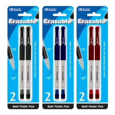 Imagem de Caneta apagável Bazic, 2 por pacote (caixa com 144)