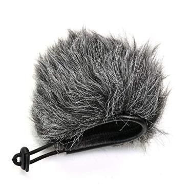 Imagem de Ruittos Deadcat protetor de vento, microfone peludo para-brisas capa de filtro pop compatível com gravador portátil Zoom H1N e H1, vídeo ao ar livre, câmera esportiva,