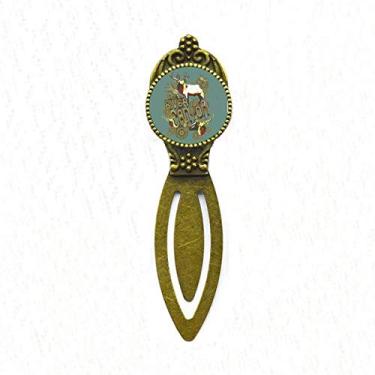 Imagem de Rena Animal Inseto Efeito Artístico Marcador de Página Retrô Rótulo de Escritório