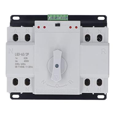 Imagem de Interruptor de Transferência Automática 2P Grau Gerador de Potência Dupla Comutador para Equipamentos de Controle de Motores Pequenos e de Iluminação