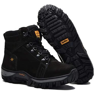 Imagem de Bota Adventure Coturno Masculino Trail Spiller Shoes - Preto Cor:Preto;Tamanho:38