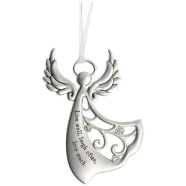 Imagem de Ganz Enfeite Angels by Your Side - Live Well, Laugh Often, Love Much.