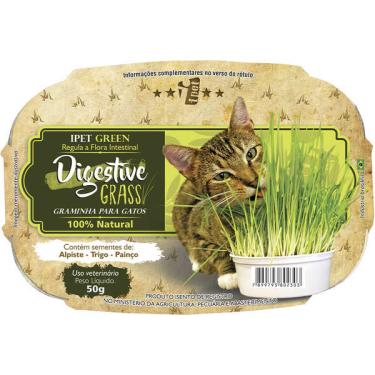 Imagem de Graminha Ipet para Gatos Adultos Digestive Grass - 50g