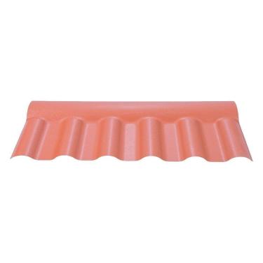 Imagem de Cumeeira PVC Afort Colonial Central Articulada Ceramica/Terracota 88cm
