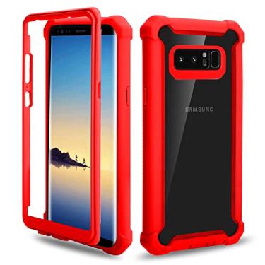 Imagem de Asuwish Capa de celular para Samsung Galaxy Note 8, à prova de choque, rígida, à prova de quedas, proteção de corpo inteiro, resistente, híbrida, camada dupla, acessórios Glaxay Note8 Not S8 Galaxies