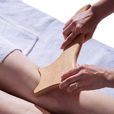 Imagem de Ferramenta de drenagem linfática de madeira Ferramentas gua sha, Ferramentas de massagem para terapia de madeira Ferramenta de massagem anticelulite, Remo linfático, Massagem Gua Sha Terapia de tecido