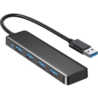 Imagem de Hub USB 3.0 VIENON com 4 portas, expansor USB para laptop, Xbox, PS4, HDD, impressora, câmera, teclado, mouse e mais (não serve para carregar)