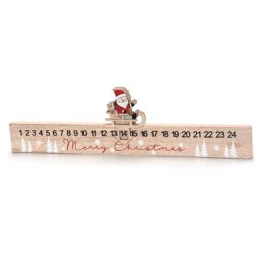 Imagem de Calendário Régua Contagem Regressiva Natal Trenó Noel 40 cm - Wincy Na