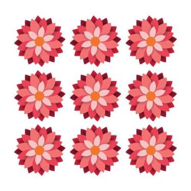 Imagem de Adesivo de Parede Infantil Flores Quarto Menina Bebe - 178ir - Allodi