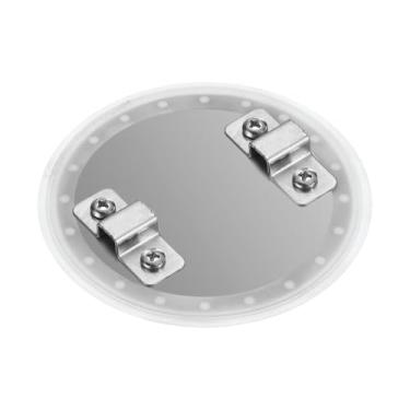 Imagem de PATIKIL Aba de amortecedor de duto de 10 cm, aço inoxidável 304 HVAC amortecedores de volume manual de fluxo de ar controle de amortecedor para sistema de equilíbrio de ar HVAC