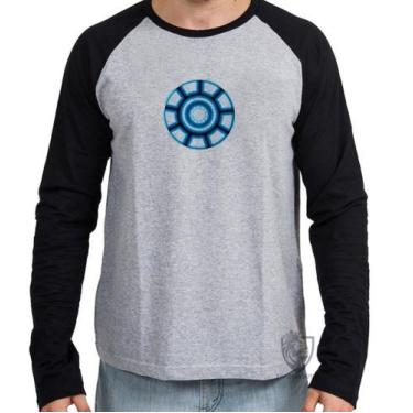 Imagem de Camiseta Manga Longa blusa Reator Tony Stark  - Empório Dutra, P  adul