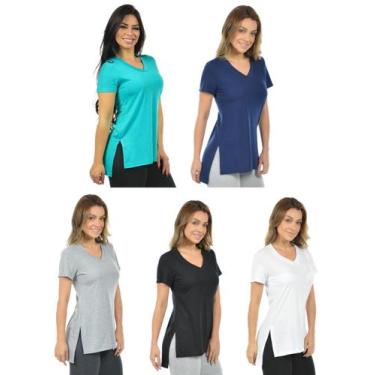 Imagem de Kit 5 blusas longa mullet fenomenal(sem elastano), Cores kit 1, GG