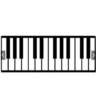 Imagem de Adesivo Decoração Parede Música Teclado - K1 Store