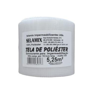Imagem de Tela Poliester 550 2X2MM  Largura 10,5 cm x 50 metros de comprimento  