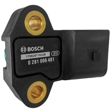 Imagem de Sensor Map Pressão Coletor Atego 2430 2014 a 2017 Bosch 0281006481