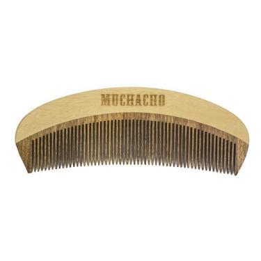 Imagem de Pente Curvo de Madeira para Barba Muchacho