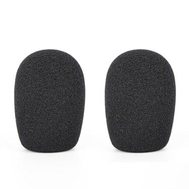 Imagem de Musiin Microfones de espuma para microfone de 1,6 diâmetro, capa de espuma antipop, capa de vento de microfone, filtro de espuma de esponja compatível com perfil Sennheiser, FIFINE K669B, T669 (2 pacotes)