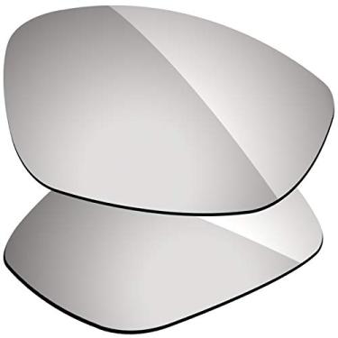 Imagem de Firtox Lentes polarizadas de substituição compatíveis com óculos de sol Oakley Juliet - Space Silver