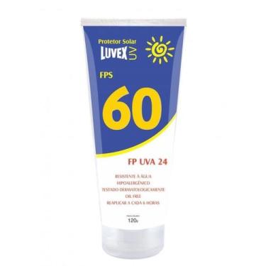 Imagem de Protetor Solar Luvex FPS 60 UVA 24 de 120G