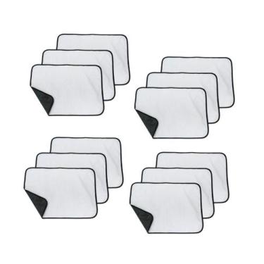 Imagem de 12 Tapetinhos Macios para Dormir Pet 200 Lavagens 70x50 Branco - Vila 