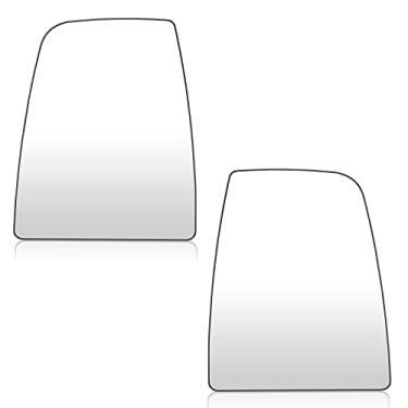 Imagem de Espelho retrovisor lateral do motorista e do passageiro compatível com Ford Transit T150, T250, T350 de 2015 a 2019, retrovisor convexo aquecido de visão lateral