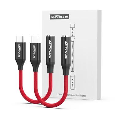 Imagem de Adaptador USB C para conector de fone de ouvido fêmea de 3,5 mm, cabo dongle de áudio tipo C para auxiliar compatível com iPhone 15/16/16 Pro Max/16 Pro/16 Plus, iPad Pro, Galaxy S24/S23/S22/S21