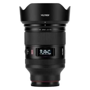 Imagem de VILTROX Lente 35 mm f/1.2 FE, AF 35 mm F1.2 LAB FE para Sony e Mount, lente de quadro completo F1.2 Prime para Sony E-Mount A7RⅤZVE1 A7CR A7CII a7Ⅲ a7RⅢ a7Ⅳ a7RⅣ a6600 ZV-E10 FX30