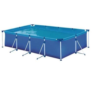 Imagem de Piscina Estrutural Retangular 6200 Litros Premium 4,77X2,84X0,75m PVC 