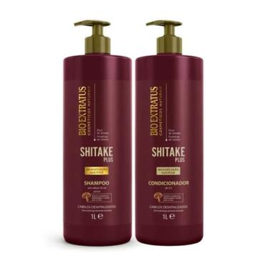Imagem de Kit Shampoo e Cond Shitake Plus 1L  Bio Extratus
