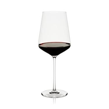 Imagem de Viski Taça de vinho de cristal universal Liminal, copos ultrafinos leves e transparentes, copos elegantes para vinho Chardonnay, rosé, branco e tinto, 652 g, conjunto de 1