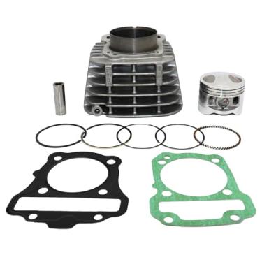 Imagem de Peças de reposição do motor, kit de pistão de motor de cilindros de motocicleta com diâmetro de cilindro de 50 mm adequado para Honda KWB110 SDH110-16 KWB SDH 110 110CC EFI