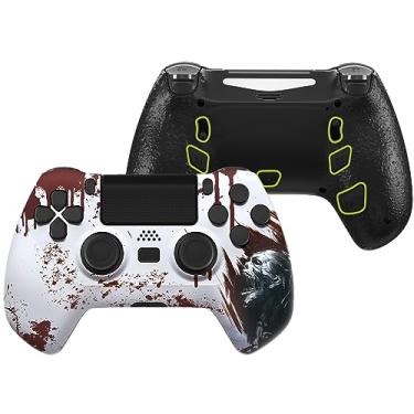 Imagem de eXtremeRate Kit De Atualização Para Controle Torneio Blood Zombie Decade (Dtc) Ps4 Slim Pro Jdm-040 050 055, Placa E Carcaça Ergonômica, Botões Traseiros, Travas Gatilho - Não