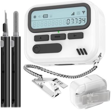 Imagem de (com trava de segurança) Capas Pager compatíveis com AirPods Pro 2ª geração com kit de limpeza, proteção total de TPU rígido para AirPods Pro 2 capa de carregamento (USB-C) (2023/2022/2019) para