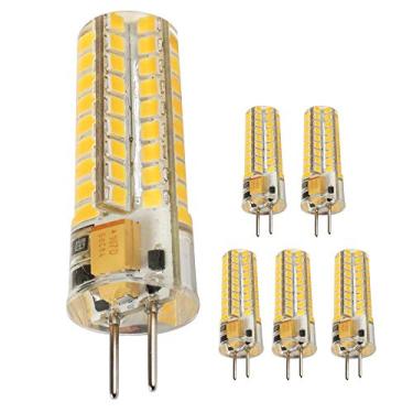 Imagem de Ukey U GY6.35 LED, substituição de halogênio LED 5W base bi-pin 12V AC/DC 2700K branco quente, lâmpadas led paisagem 50W substituição pacote com 5 (5)