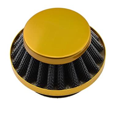 Imagem de GOOFIT Limpador de filtro de ar dourado de 44 mm para motor de 2 tempos, 43 cc, 47 cc e 49 cc, crianças, quadriciclo, sujeira, bolso, bicicleta, kart