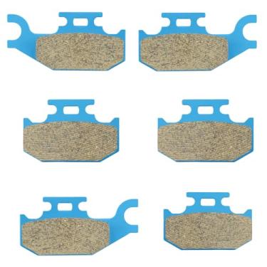 Imagem de Youxmoto Pastilhas de freio de cerâmica adequadas para CAN-AM Outlander 330 HO 400 Max 500 650 800 2003 2004 2005 2006-2014, para Renegade 800 R 2009-2011, pastilhas de freio dianteiras e traseiras