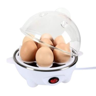 Imagem de Cozedor Elétrico de Ovos 220 V - Panela a Vapor para Cozimento Rápido e Saudável (Brancoo)