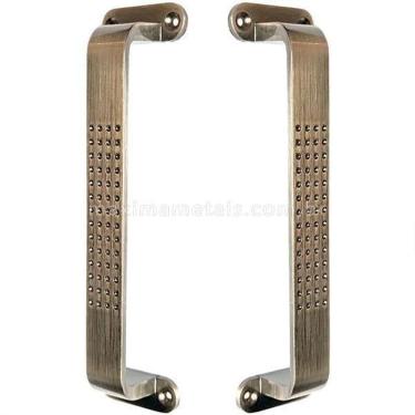 Imagem de Par De Puxador Porta Madeira Correr Rústico Milano 148Mm