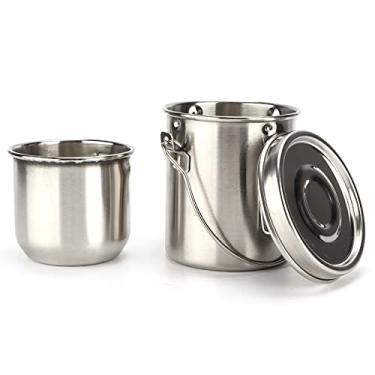 Imagem de Zhjvihx Limpador de Escova de Pintura, Balde de Lavagem de Escova Selado Capa Portátil para de Lavagem Em Pinturas a óleo para Casa